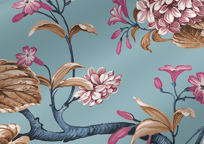 Bouquet, Cornflower - Roller Blind - Image 4